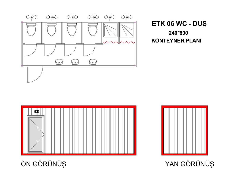 ETK-06 Wc-Du&scedil; Konteyner