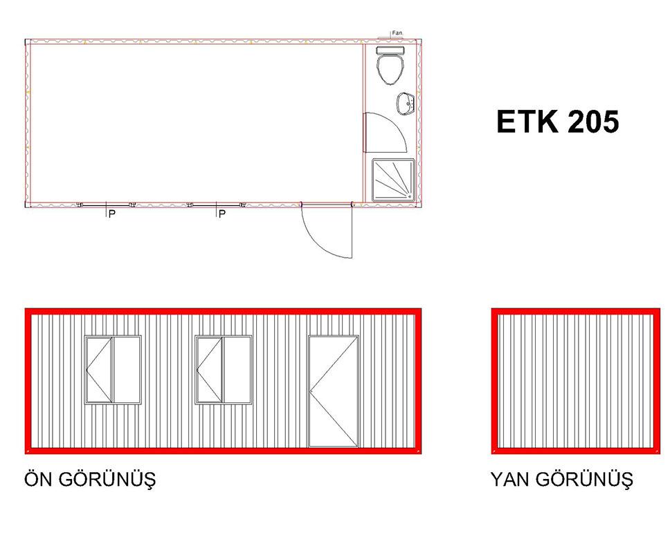 ETK-205 Konteyner