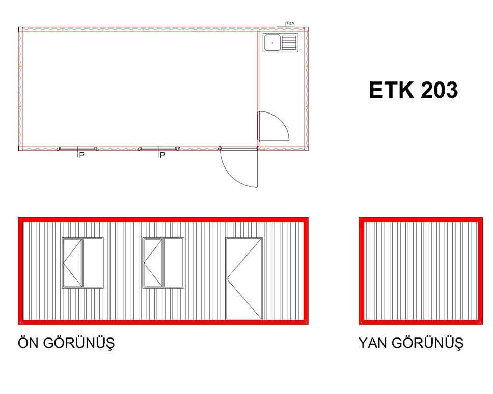 ETK-203 Konteyner